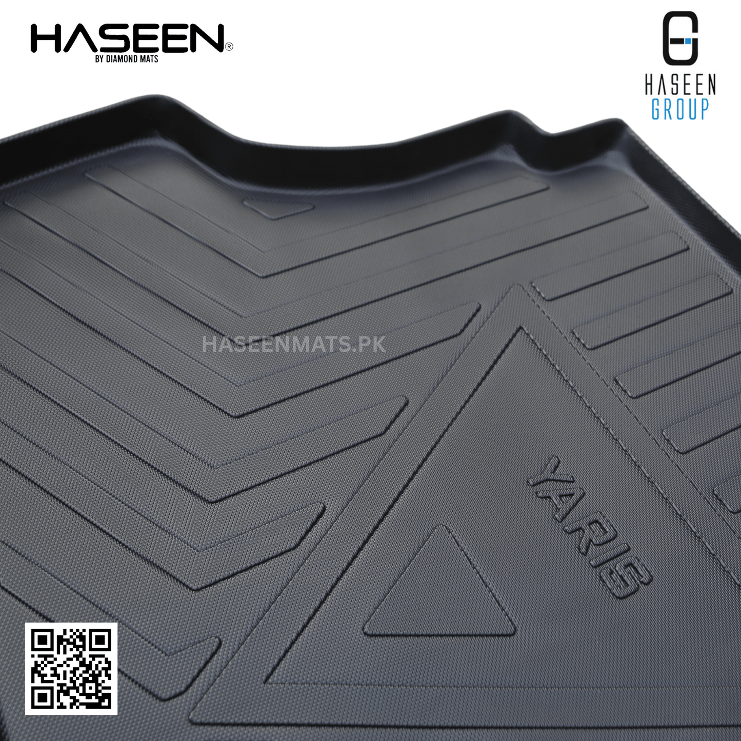 TOYOTA YARIS 2021-PRESENT TPE PLASTIC CAR TRUNK MAT