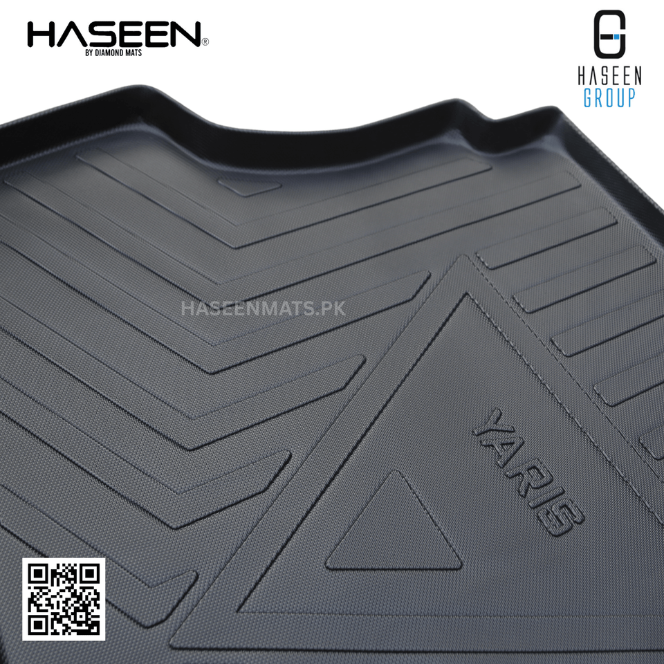 TOYOTA YARIS 2021-PRESENT TPE PLASTIC CAR TRUNK MAT