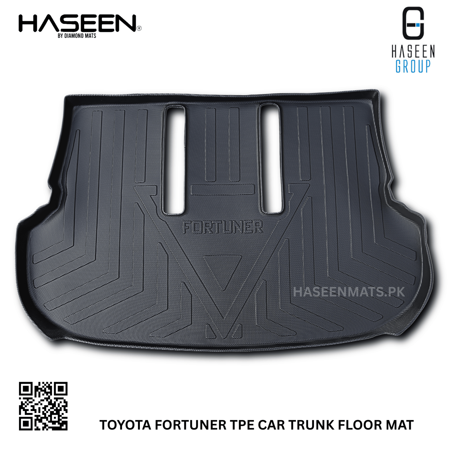 TOYOTA FORTUNER 2014-2022 TPE PLASTIC CAR TRUNK MAT