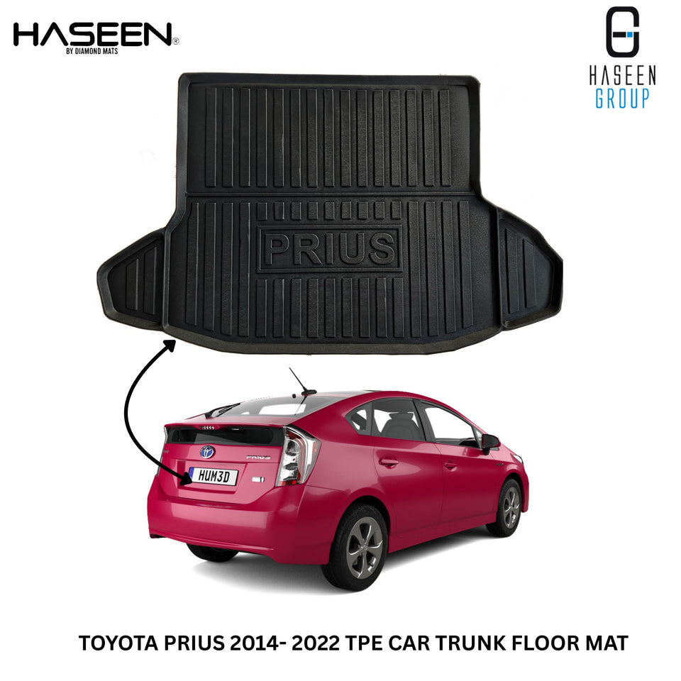 TOYOTA PRIUS HYBRID 2014 - 2022 TPE CAR TRUNK MAT