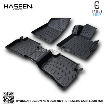 HYUNDAI TUCSON HYBRID NEW 9D TPE PLASTIC HEAVY DUTY CAR FLOOR MAT