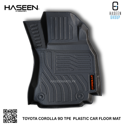 TOYOTA COROLLA 2014-PRESENT TPE PLASTIC HEAVY DUTY 9D FLOOR MAT