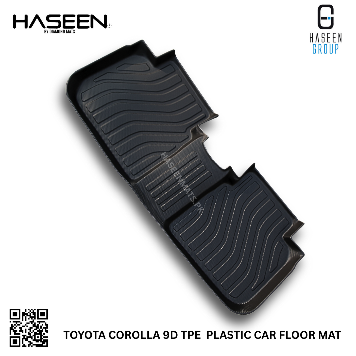 TOYOTA COROLLA 2014-PRESENT TPE PLASTIC HEAVY DUTY 9D FLOOR MAT