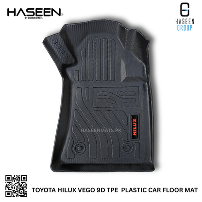 TOYOTA HILUX NEW LUXURY STYLE TPE PLASTIC HEAVY DUTY 9D FLOOR MAT