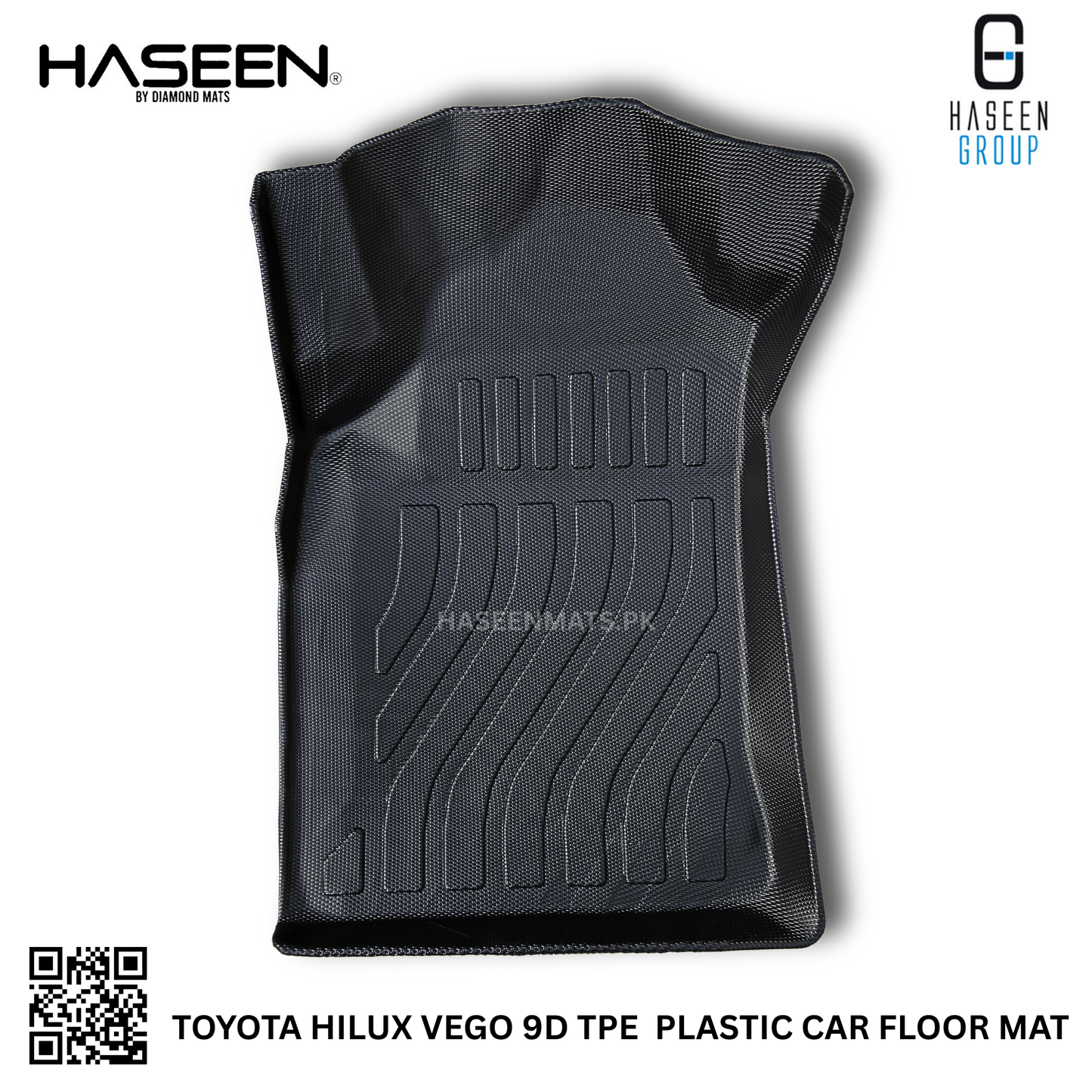 TOYOTA HILUX NEW LUXURY STYLE TPE PLASTIC HEAVY DUTY 9D FLOOR MAT