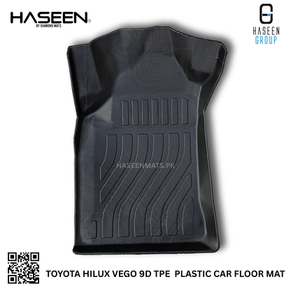 TOYOTA HILUX NEW LUXURY STYLE TPE PLASTIC HEAVY DUTY 9D FLOOR MAT
