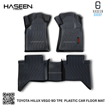TOYOTA HILUX NEW LUXURY STYLE TPE PLASTIC HEAVY DUTY 9D FLOOR MAT