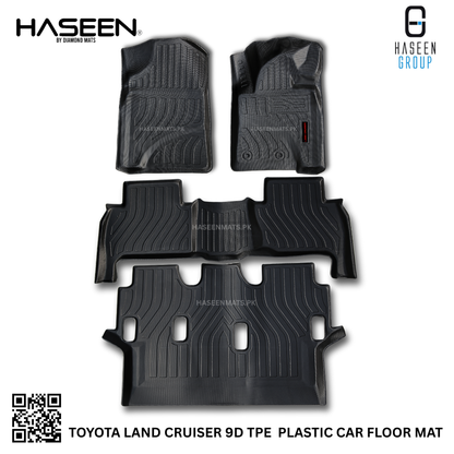 TOYOTA LAND CRUISER LUXURY STYLE TPE PLASTIC HEAVY DUTY 9D FLOOR MAT