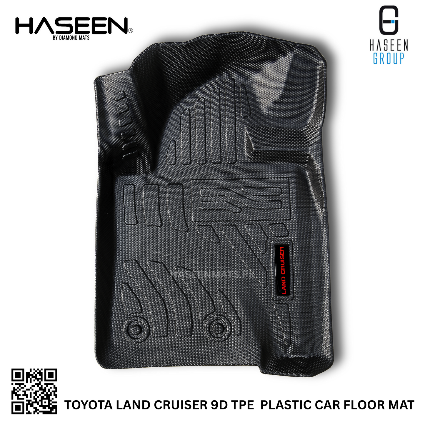 TOYOTA LAND CRUISER LUXURY STYLE TPE PLASTIC HEAVY DUTY 9D FLOOR MAT