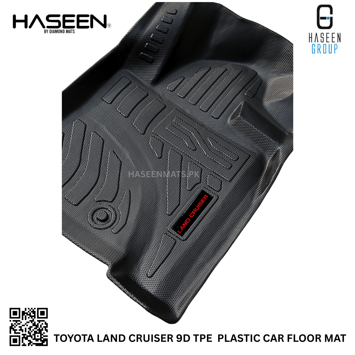 TOYOTA LAND CRUISER LUXURY STYLE TPE PLASTIC HEAVY DUTY 9D FLOOR MAT