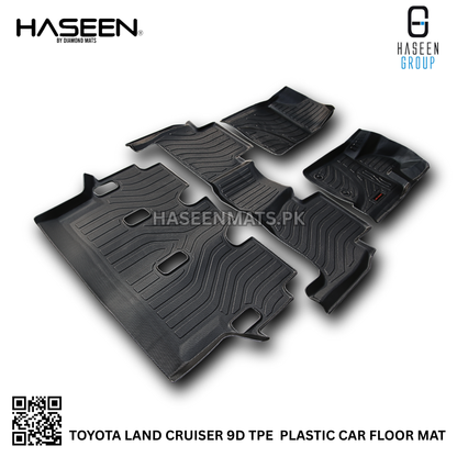 TOYOTA LAND CRUISER LUXURY STYLE TPE PLASTIC HEAVY DUTY 9D FLOOR MAT