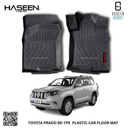 TOYOTA PRADO NEW LUXURY STYLE 9D TPE PLASTIC HEAVY DUTY FLOOR MAT