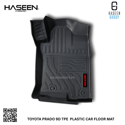TOYOTA PRADO NEW LUXURY STYLE 9D TPE PLASTIC HEAVY DUTY FLOOR MAT