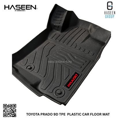 TOYOTA PRADO NEW LUXURY STYLE 9D TPE PLASTIC HEAVY DUTY FLOOR MAT