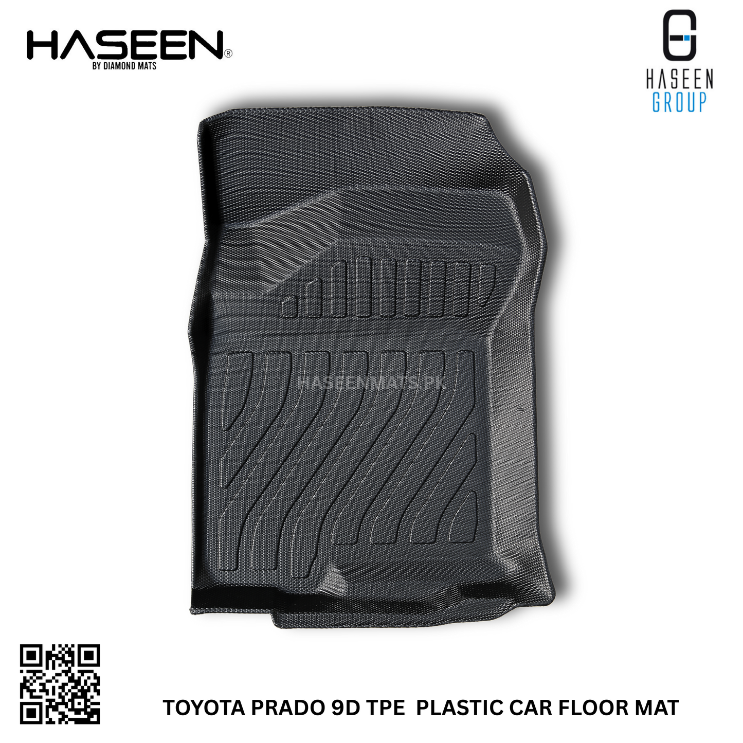 TOYOTA PRADO NEW LUXURY STYLE 9D TPE PLASTIC HEAVY DUTY FLOOR MAT