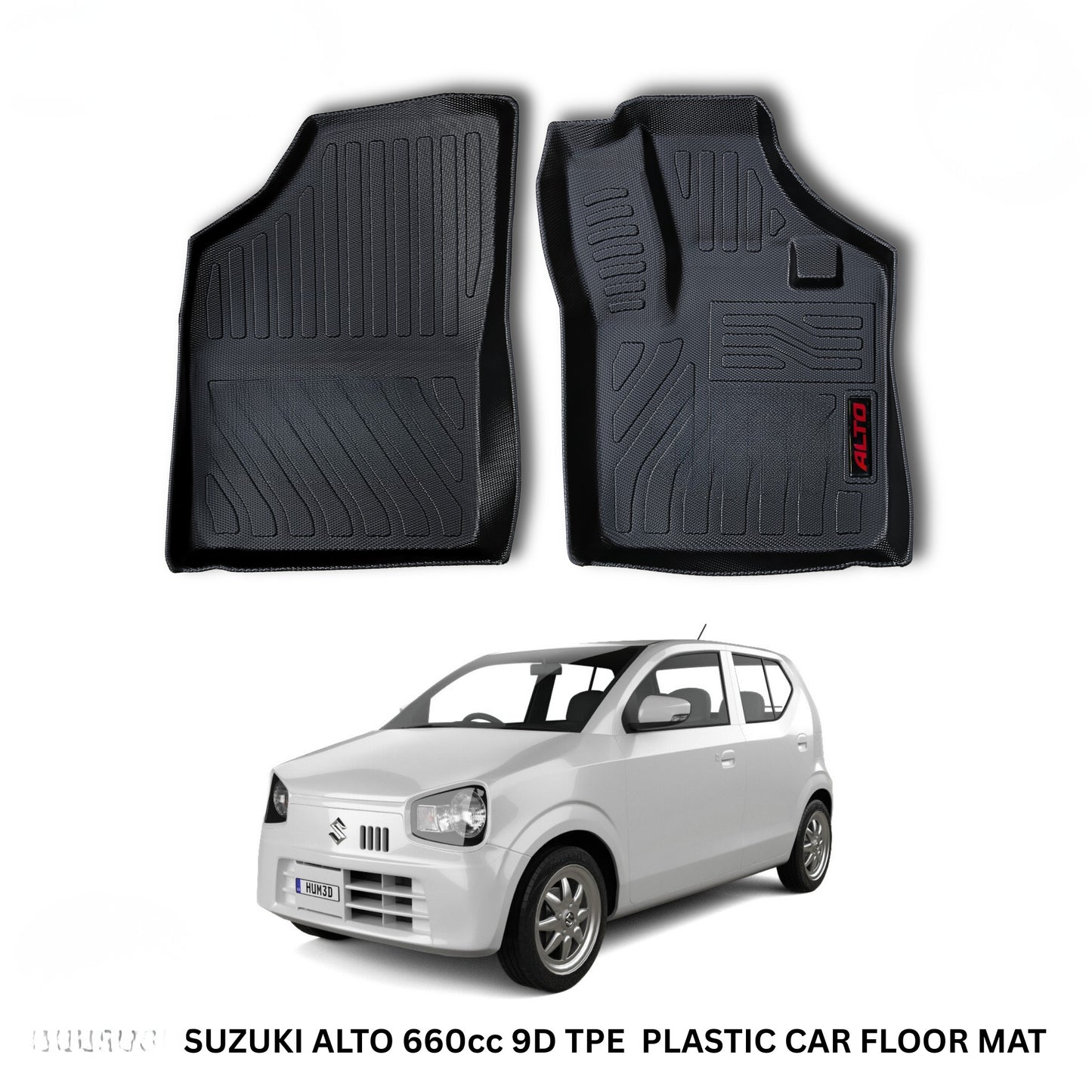 SUZUKI ALTO 660cc 9D TPE PLASTIC HEAVY DUTY CAR FLOOR MAT