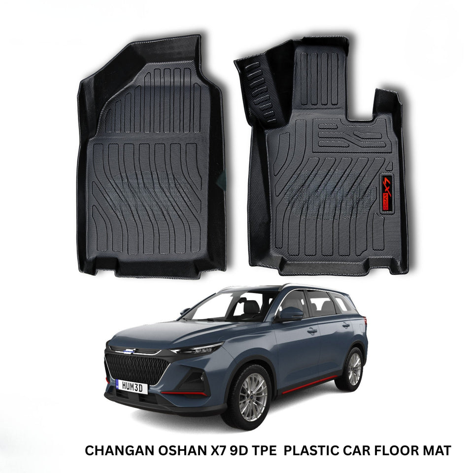 CHANGAN OSHAN X7 9D TPE PLASTIC HEAVY DUTY CAR FLOOR MAT