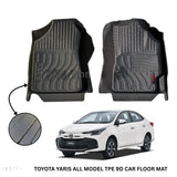 TOYOTA YARIS SEDAN 9D TPE PLASTIC FLOOR MATS
