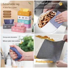 Microfiber Cleaning Cloths – 10-Piece Reusable Tissue Box for Dusting, Polishing &amp; Household Cleaning - Micro Fiber Tissues - Cleaning Cloth