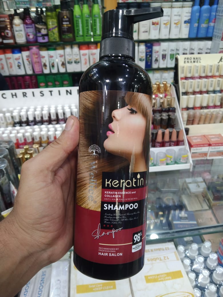 Wellice Hair Salon Keratin Essence and Collagen Shampoo - 800g