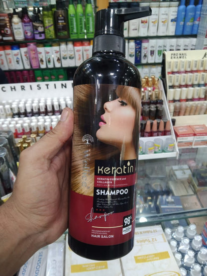 Wellice Hair Salon Keratin Essence and Collagen Shampoo - 800g