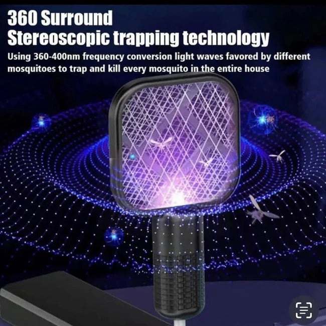 Mini Portable USB Mosquito Racket with UV light