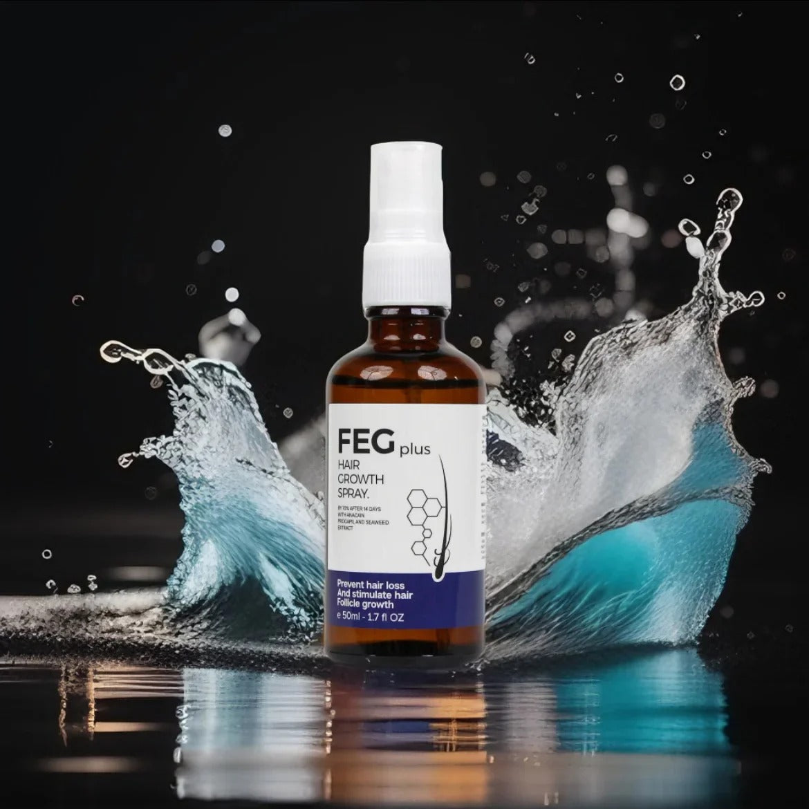 FEG Plus Hair Growth Spray – Stimulates Follicles & Reduces Hair Fall