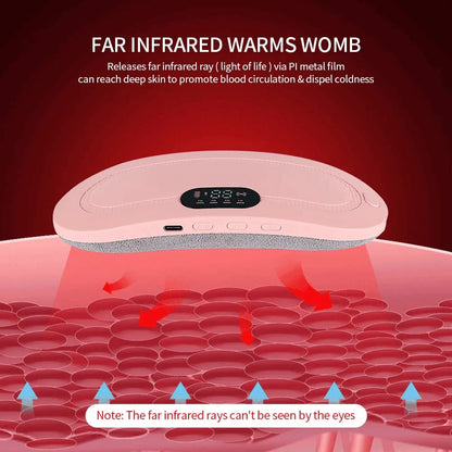 Period/Menstrual Cramp Relief Belt and Massager (1 Year Warranty) (DELIVERY FREE)