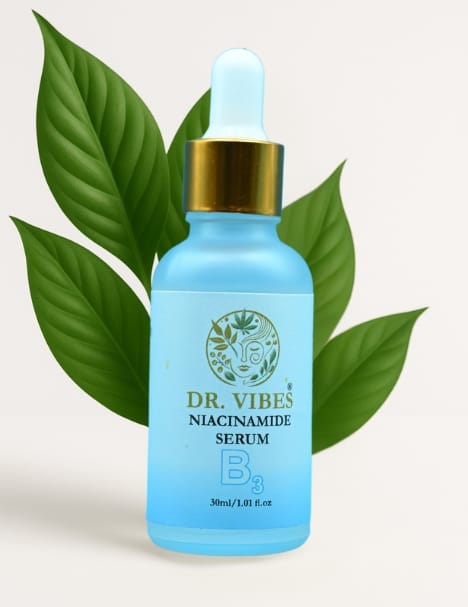 Dr. Vibes Niacinamide Serum 30ml | Vitamin B3 Face Serum for Glowing Skin