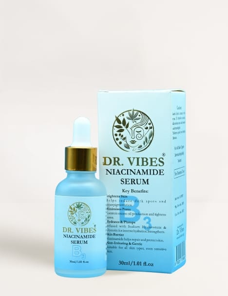 Dr. Vibes Niacinamide Serum 30ml | Vitamin B3 Face Serum for Glowing Skin