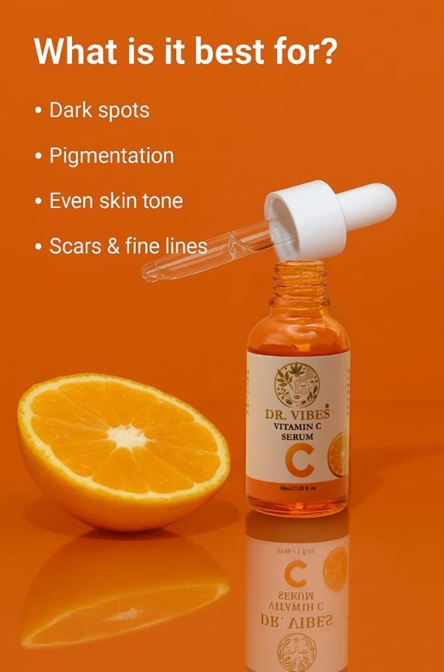 Best Vitamin C Serum in Pakistan | Dr. Vibes Vitamin C Serum 30ml