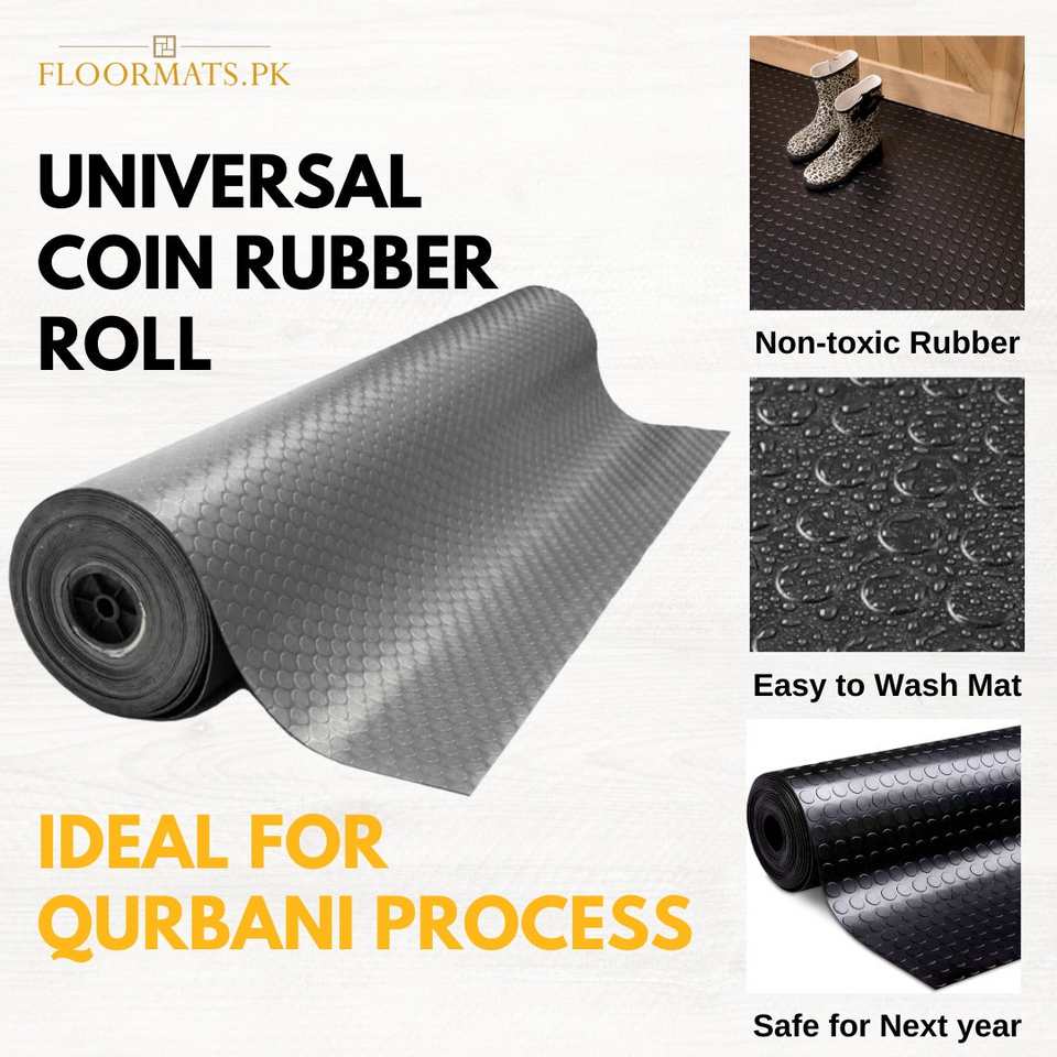 High-Quality Universal Rubber Mat  Ã¢â‚¬â€œ Ideal for Qurbani Process & Kitchen Etc