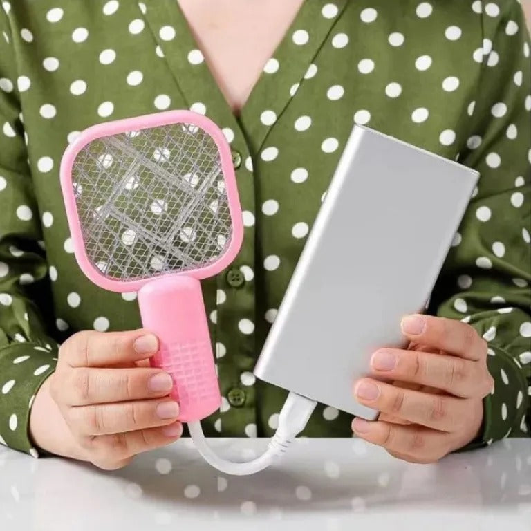 Mini Portable USB Mosquito Racket with UV light