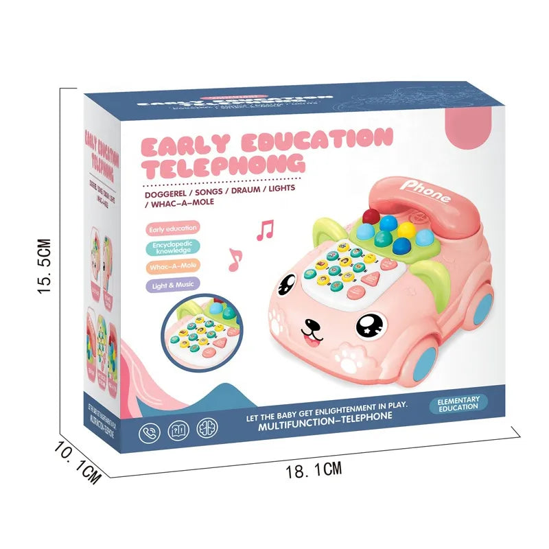 Baby Early Education Telephone Car Toy