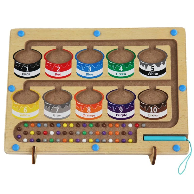 Magnetic Color Classification Maze
