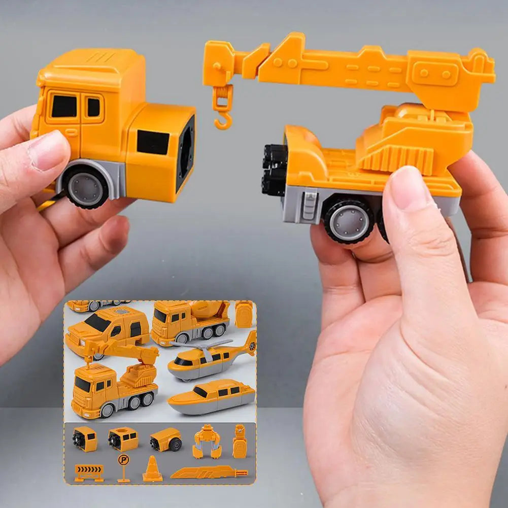 Magnetic Transform Engineering Car Assembled Toys - 35 PCS + Ramadan Gift 🎁