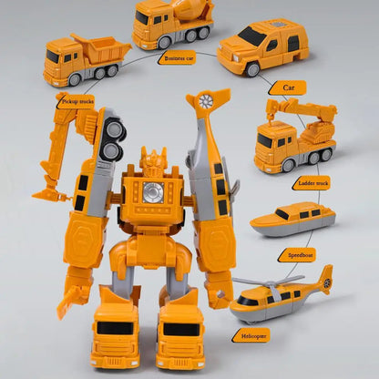 Magnetic Transform Engineering Car Assembled Toys - 35 PCS + Ramadan Gift 🎁