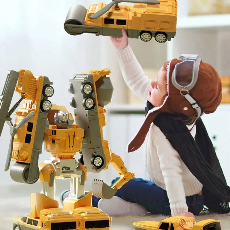 Magnetic Transform Engineering Car Assembled Toys - 35 PCS + Ramadan Gift 🎁