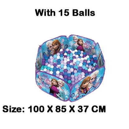Disney Frozen And Spiderman Ball Pit Pool Play Tent