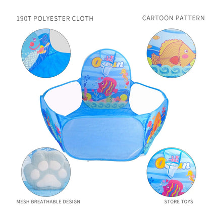 Ocean World Cartoon Pattern Ocean Ball Pool