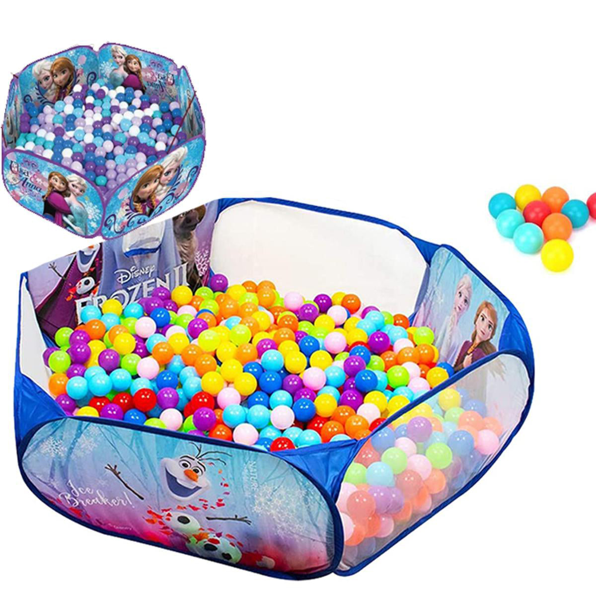 Disney Frozen And Spiderman Ball Pit Pool Play Tent