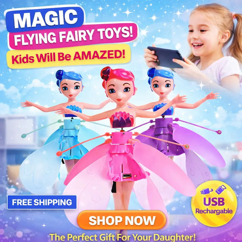 Flying Fairy Princess Doll (آج کا چھوٹا تحفہ، کل کی خوبصورت یادیں۔)