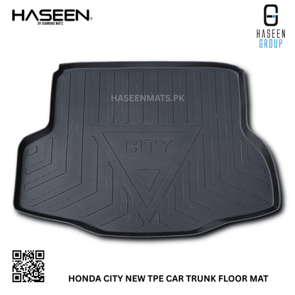 HONDA CITY 2021-2024  TPE PLASTIC CAR TRUNK MAT
