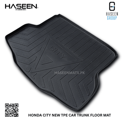 HONDA CITY 2021-2024  TPE PLASTIC CAR TRUNK MAT