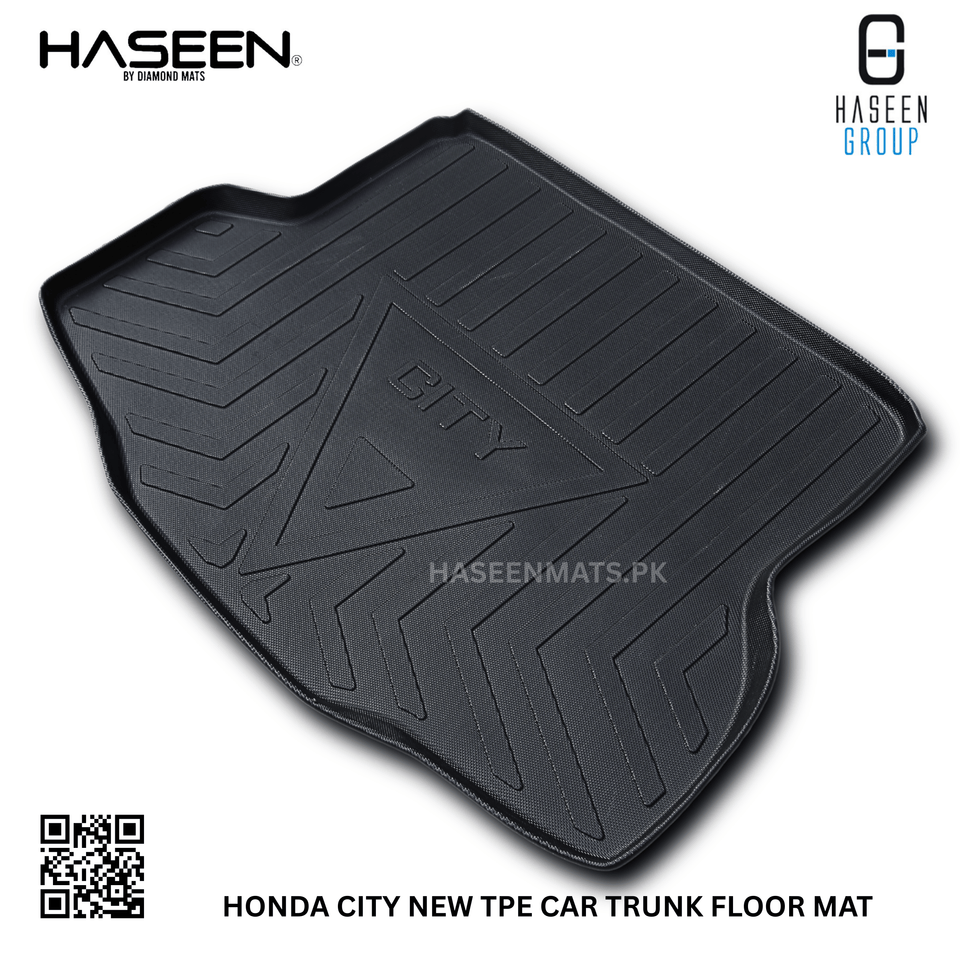 HONDA CITY 2021-2024  TPE PLASTIC CAR TRUNK MAT