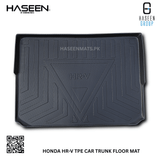 HONDA HR-V 2022-PRESENT TPE PLASTIC CAR TRUNK MAT
