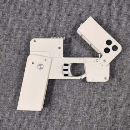 iPhone Nerf Glock Toy (White Color)