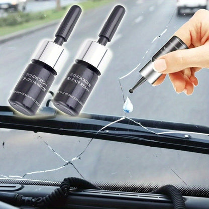 Windshield Automotive Glass Crack Nano Repair Fluid Kit – Quick & Easy Solution for any type of Glass