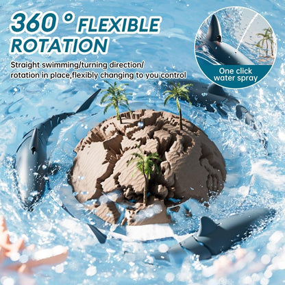 Remote Control Shark Toy with 4K HD Camera