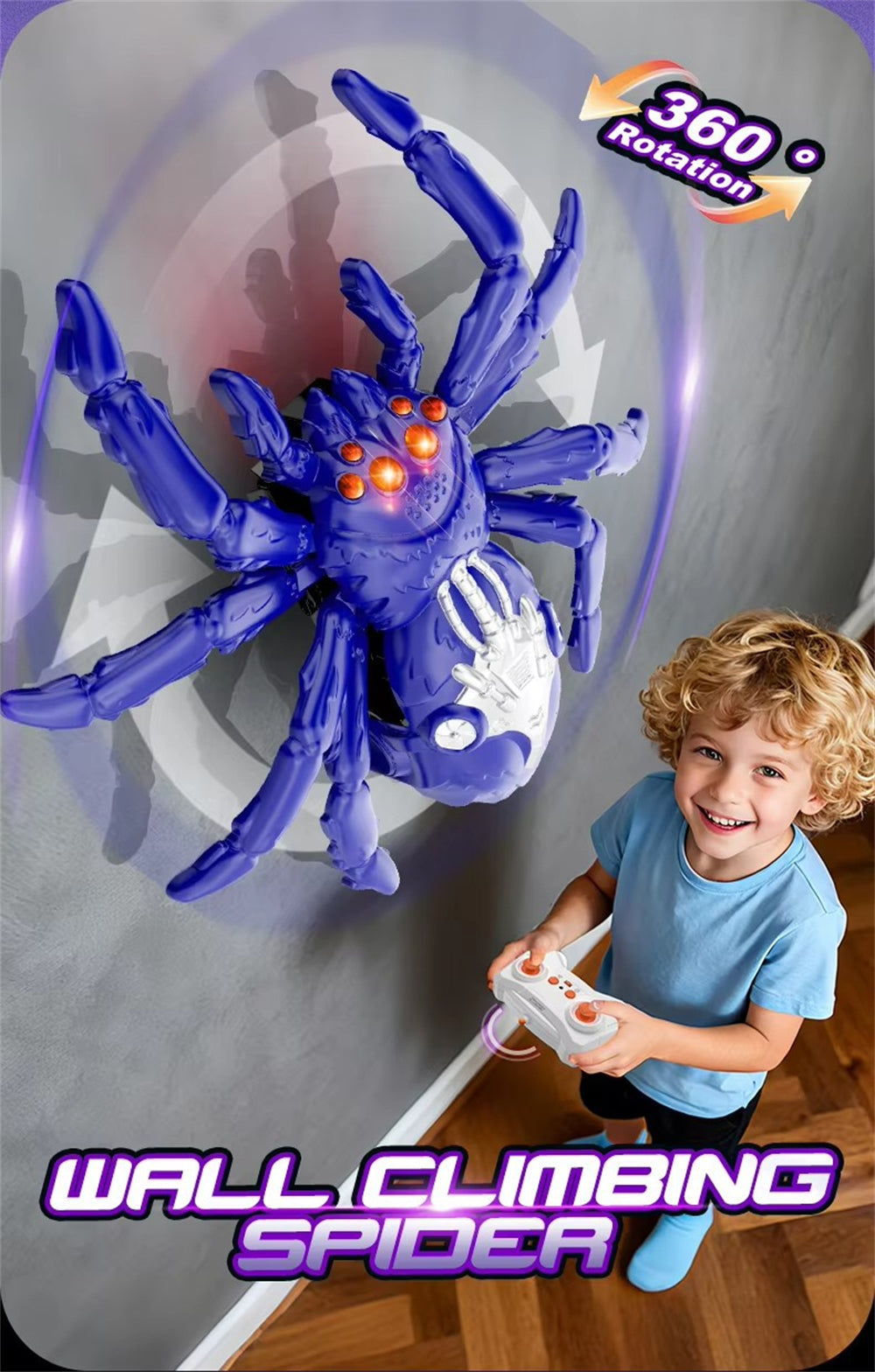 Interactive RC Spider Toy